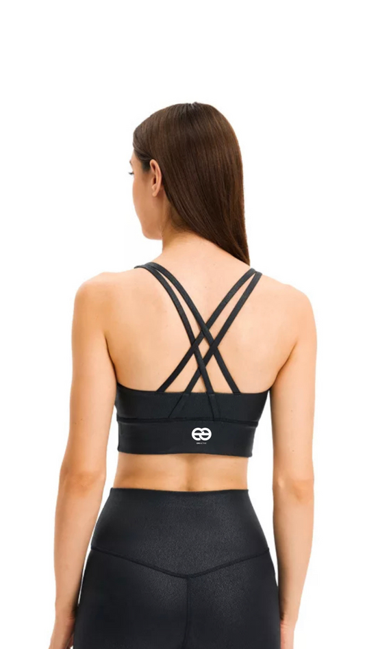 Icy Black Bra